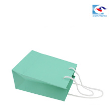 free sample chinese supplier clothing paper bags packaging with rope handles